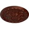 Ekena Millwork Stockport Ceiling Medallion, Hand-Painted Antique Copper, 11 3/4"OD x 3/8"P CM12STACS - alternate 4